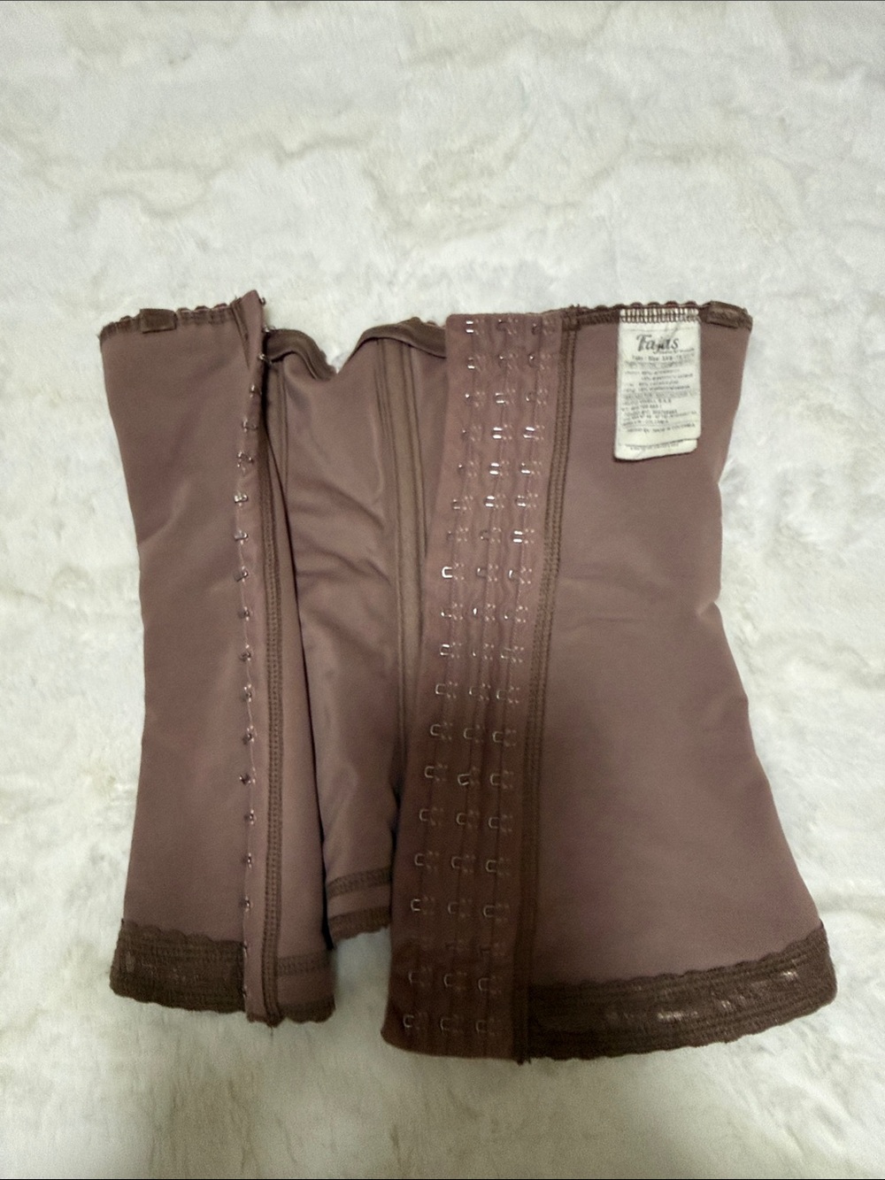 Waist Trainer Shapewear Corset - Brown
